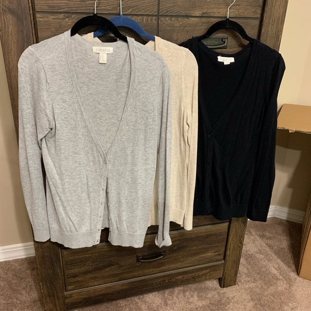 Lot of 3 cardigans
